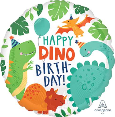 Dino-Mite Birthday Foil Balloon